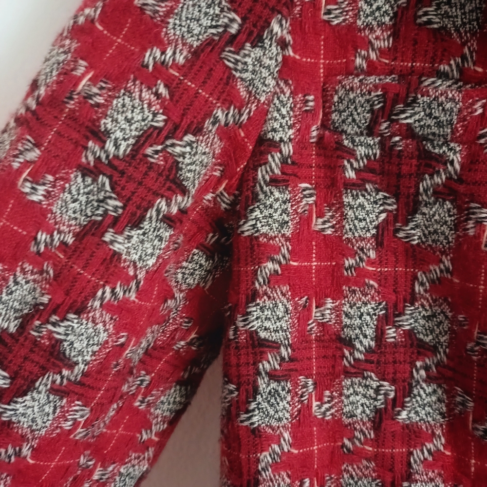 Hydraulic houndstooth coat - Picture 4 of 9